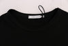 Black Cotton Crewneck T-Shirt