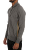 Gray Cotton Pullover Sweater