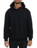 Black Gym Casual Hooded Cotton Sweater