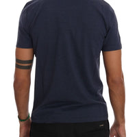 Blue Cotton Branded T-Shirt