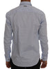 Blue Casual Cotton Regular Fit Shirt