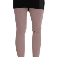 Pink Stretch Waist Tights Stockings