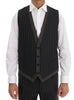 Gray Wool One Button 3 Piece Suit