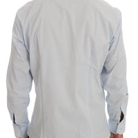 Light Blue Stretch Slim Fit Dress Shirt