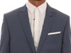 Blue Two Button Slim Fit Suit