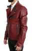 Red Leather Deerskin Jacket