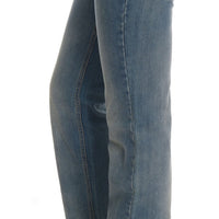 Blue Wash Cotton Classic Jeans