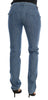 Blue Wash Cotton Slim Denim Jeans