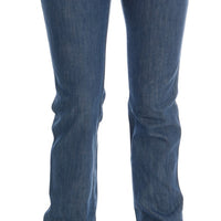 Blue Wash Cotton Slim Denim Jeans