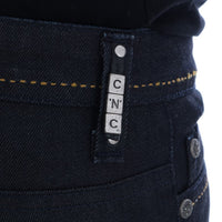 Blue Cotton Stretch Slim Fit Jeans