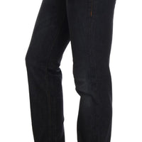 Dark Blue Cotton Slim Fit Jeans