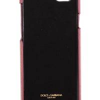 Pink Leather Heart Phone Cover