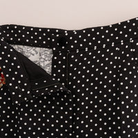 Black Polka Dot Sicily Crystal Pants