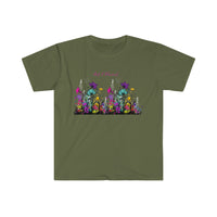 And I Bloomed Wild Flowers on Soft Style T-Shirt