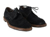 Black Suede Leather Formal Shoes