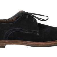 Black Suede Leather Formal Shoes