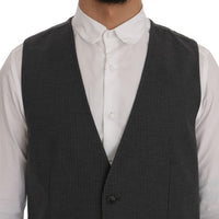 Gray STAFF Cotton Rayon Vest