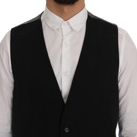 Black STAFF Cotton Rayon Vest