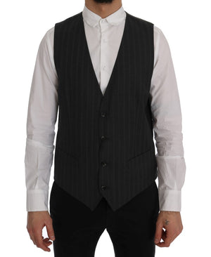 Gray STAFF Wool Stretch Vest