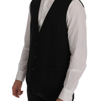 Black STAFF Wool Stretch Vest