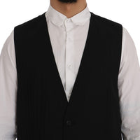 Black STAFF Wool Stretch Vest