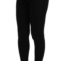 Black Cashmere Stretch Tights