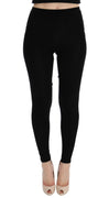 Black Cashmere Stretch Tights