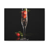 Champagne and Strawberries on Canvas Gallery Wraps