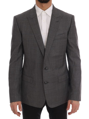 Gray Wool MARTINI Slim Blazer