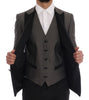 Black Brown Silk MARTINI Blazer