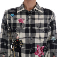 Black White Fairy Tale Crystal Shirt