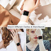 Apple Watch Bezel 40MM Series SE/6/5/4, Rainbow Square Rhinestones