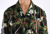 Multicolor Silk Jungle Print Shirt