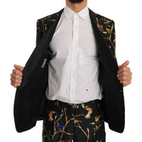 Black Bird Silk SICILIA Slim Fit Blazer Suit