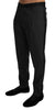 Gray Wool Black Stripe Regular Trousers Pant