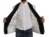 White Jacquard MARTINI Blazer Jacket