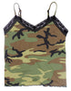 Women Lace Trimmed Camo Camisole