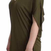 Green shortsleeved blouse top