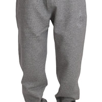 Gray Cotton Sweater Pants Tracksuit