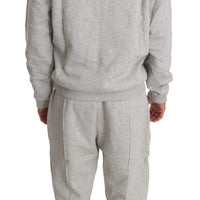 Gray Cotton Sweater Pants Tracksuit