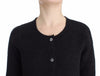 Black wool cardigan