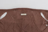 Brown short sleeved knit