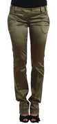 Green Slim Fit Pants