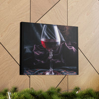 Red Wine in a Fancy Glass on Canvas Gallery Wraps