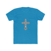 Celtic Cross Ornate Men's Cotton Crew Tee