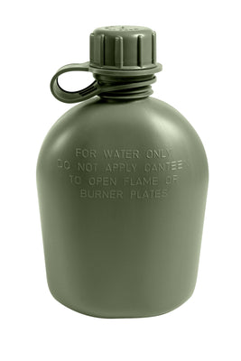 Genuine G.I. 3 Piece 1 Quart Plastic Canteen