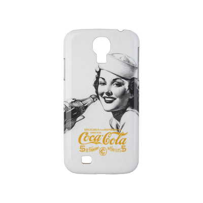 Coca Cola Sailor Hat Lady Samsung Galaxy S4 Case