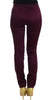 Purple slim fit pants