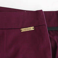 Purple slim fit pants