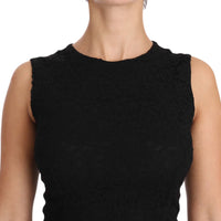 Black Stretch Sheath Bodycon Mini Dress